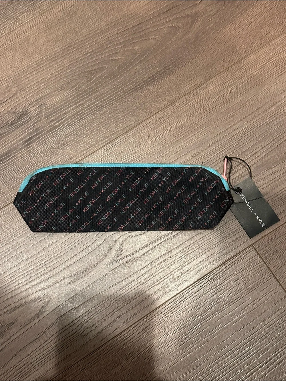 Kendall & Kylie Logo Makeup Cosmetic Bag Pouch NWT Y2K Multicolor Travel Iconic